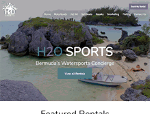 Tablet Screenshot of h2osportsbermuda.com